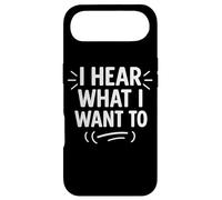 Custodia per iPhone Air Ho sentito quello che voglio divertente citazione selettiva