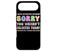 Custodia per iPhone Air Ho un udito selettivo Mi dispiace che tu non sia stato selezionato oggi