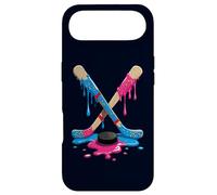 Custodia per iPhone Air Hockey Sticks Ice Cream Sprinkle Drip Sport Boy Youth Player