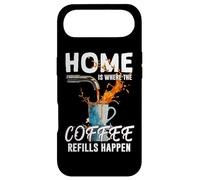 Custodia per iPhone Air HOME IS WHERE THE COFFEE REFILLS HAPPEN