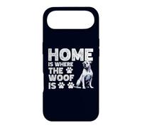 Custodia per iPhone Air Home Is Where The Woof Is Dogo Argentino Dog Owner Design