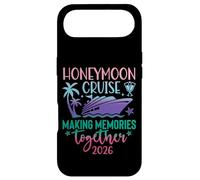 Custodia per iPhone Air Honeymoon Cruise 2026 Just Married Matching Couples Vacation
