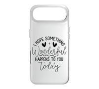 Custodia per iPhone Air Hope Something Wonderful Happens Today Citazione
