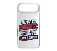 Custodia per iPhone Air How To Bunt, Hit a Dinger Funny Baseball Player Home Run Fun