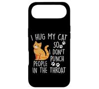 Custodia per iPhone Air Hug My Cat So I Do Not Punch People In The Throat Cat