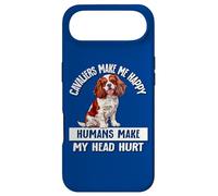 Custodia per iPhone Air Humans Hurt My Head Happy Cavalier King Charles Spaniel Dog