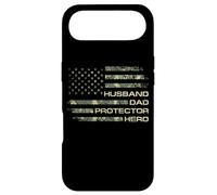 Custodia per iPhone Air Husband Dad Protector Hero For Christmas Camo American Flag