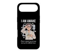 Custodia per iPhone Air I Am Awake Please Respect My Privacy Sarcastic Tired Morning