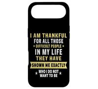 Custodia per iPhone Air I Am Thankful For Difficult People In My Life Funny Novelty