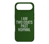 Custodia per iPhone Air I Am Two Goats Past Normal Funny Goat Pet Owner Humor