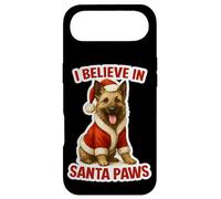 Custodia per iPhone Air I Believe In Santa Paws Belgian Laekenois Cane Natale Natale