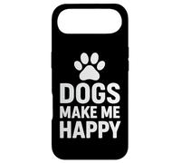 Custodia per iPhone Air I cani mi rendono felice divertente proprietario di un animale domestico