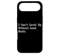 Custodia per iPhone Air I Can't Level Up Without Loud Music Funny Gamer Citazione