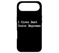 Custodia per iPhone Air I Clown Best Under Espresso Funny Caffeine Line