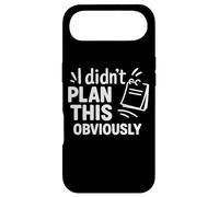 Custodia per iPhone Air I Didn't Plan This Obviously Funny Chaos Citazione