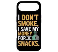 Custodia per iPhone Air I Don't Smoke I Save My Money For Snacks Non Fumatore