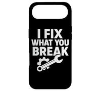 Custodia per iPhone Air I Fix What You Break Funny Mechanic Citazione