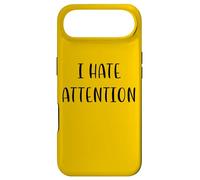 Custodia per iPhone Air I hate attention Divertente Idea Bianca Lie Party