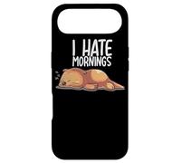 Custodia per iPhone Air I Hate Mornings Sleeping Otter Sleep Nap Late Riser Otters