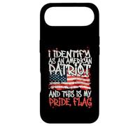 Custodia per iPhone Air I Identify As An American Patriot This Is My Pride Flag
