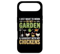 Custodia per iPhone Air I Just Want To Work In My Garden And Hang Out With Chickens