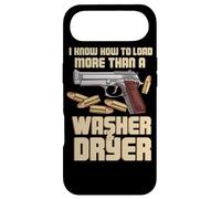 Custodia per iPhone Air I Know How To Load More Than A Washer Dryer Tiratore Pistola