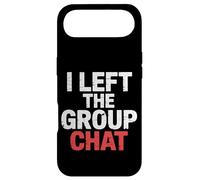 Custodia per iPhone Air I Left The Group Chat Introvert Peace Tired Talk Alone -