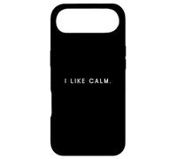 Custodia per iPhone Air I Like Calm - Minimalista Divertente Detto Chill Silence Lover