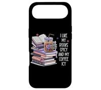 Custodia per iPhone Air I Like My Books Spicy & My Coffee Icy Cup,Dark Romance Book
