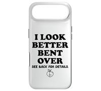 Custodia per iPhone Air I Look Better Bent Over Book See Back for Details Peach Butt