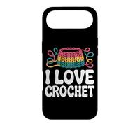 Custodia per iPhone Air I Love Crochet Yarn Craft Hobby Passion