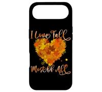 Custodia per iPhone Air I Love Fall Most of All Leaf Heart Autumn Leaves