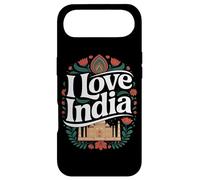 Custodia per iPhone Air I Love India Taj Mahal Arte Floreale India