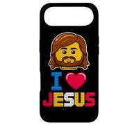 Custodia per iPhone Air I Love Jesus Master Builder Building Mattoni Blocchi Christian