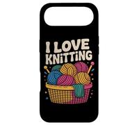 Custodia per iPhone Air I Love Knitting - Cestino per gomitoli di filato