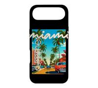 Custodia per iPhone Air I Love Miami, Colorful Miami Illustration Graphic Design