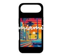 Custodia per iPhone Air I Love Miami, Colorful Miami Illustration Graphic Design