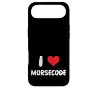 Custodia per iPhone Air I Love Morse Code - Cuore - Parlare Sicurezza Parlare
