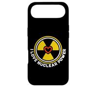 Custodia per iPhone Air I Love Nuclear Power - Simbolo di radiazioni con scienziato del cuore