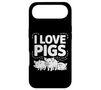 Custodia per iPhone Air I Love Pigs Carino Piggy Farm Animals