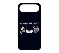 Custodia per iPhone Air I miei bisogni sono semplici pesca subacquea bikini birra oceano design