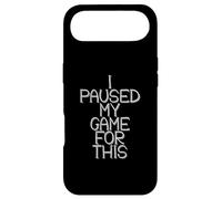 Custodia per iPhone Air I Paused My Game For This Funny Gamer Joke Console Gaming