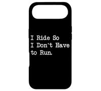 Custodia per iPhone Air I Ride So I Don't Devo Correre Citazioni Divertenti Ciclismo