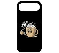 Custodia per iPhone Air I Run On Caffeine & Cynicism Funny Coffee Lover Design