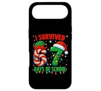 Custodia per iPhone Air I Survived 67 Days of School Christmas Santa Elf Candy Meme