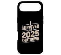 Custodia per iPhone Air I Survived the 2025 Shutdown Citazione politica divertente