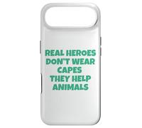 Custodia per iPhone Air I veri eroi non indossano mantelli, aiutano gli animali