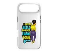 Custodia per iPhone Air I Wear Heels Bigger Than You D Funny Black Queen Melanina Fun