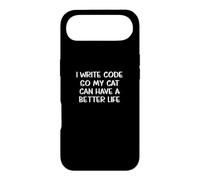 Custodia per iPhone Air I Write Code So My Cats Can Have Better Lives! Divertente Detto