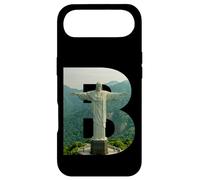 Custodia per iPhone Air Iconico Brasile Paesaggio Cristo Redentore Lettera B